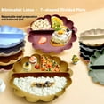 thumbnail image 3 of Children's silicone tableware strong suction plate baby eating feeding training bowl environmental protection easy to clean, 3 of 7