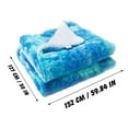 thumbnail image 2 of Thsue 152x127CM Thick Flannel Lamb Wool Composite Double Blanket Leisure Blanket Gift, 2 of 2