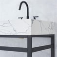 thumbnail image 6 of Ecija 60M" Double Matte Black Metal Bath Vanity with Pandora White Composite Top, 6 of 15