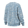thumbnail image 5 of HELLHERO Flower Print Oversized Pullover Tops for Women Long Sleeve Crewneck Sweatshirt Comfy Fall Winter Outfits Clothes Size S, 5 of 7