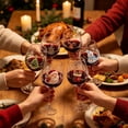 thumbnail image 3 of Christmas 3D Wine Glass Collection Gift,Christmas Glass Cup Christmas Wine Glasses,Raised Holiday Goblet with Snowflake Decor,Holiday Party Decor,Wines & Cocktails(1PCS), 3 of 9