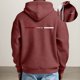thumbnail image 1 of MHFRRA Sudadera con Capucha, Suave, Cómoda, para Uso Informal Al Aire Libre, Ligera, Deportiva, con Cremallera Rojo ladrillo, 1 of 8