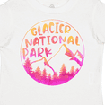 thumbnail image 4 of Inktastic Glacier National Park Montana Pink Mountains Boys or Girls Toddler T-Shirt, 4 of 5