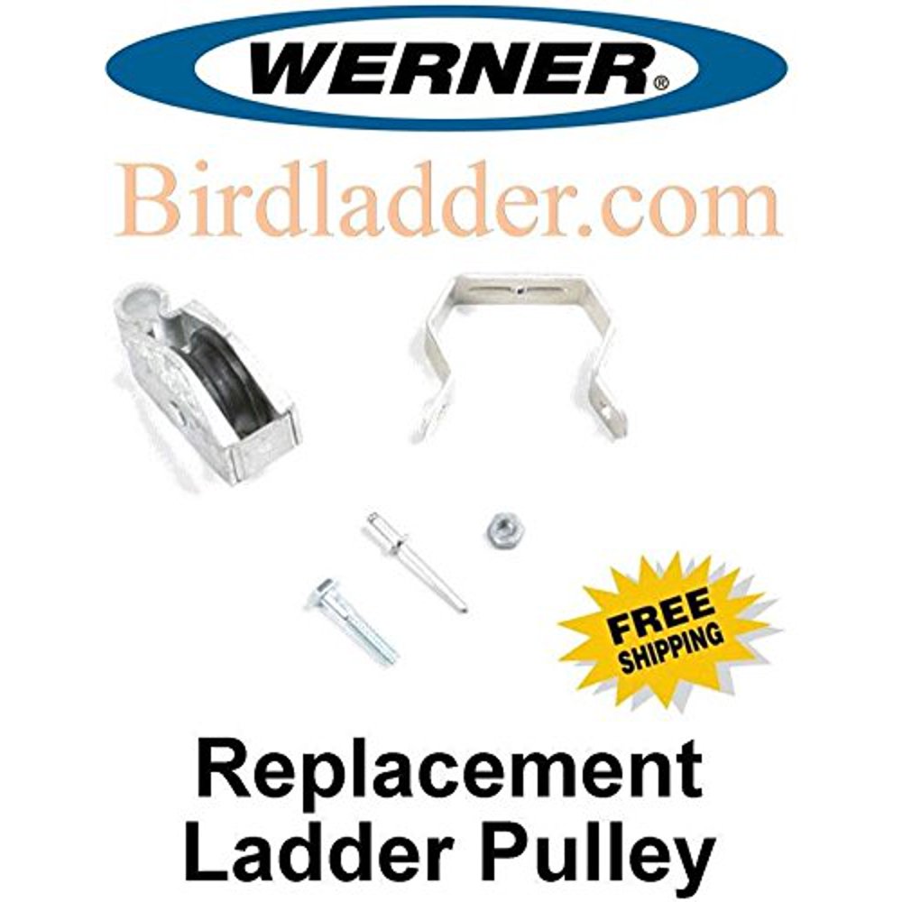Werner 3112 Replacement Pulley Kit Extension Ladder Parts Aluminum