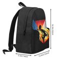 thumbnail image 3 of Attack On Titan Daypack Large Capacity Casual Travel Backpack Stylish Rucksack For Work, Hiking & Leisure, 3 of 9