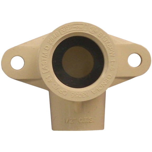 Genova Products CPVC Female Wing Elbow Pipe DE4107-005CG - Durable - 1/2" Cpvc x 1/2" Fip