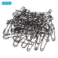thumbnail image 3 of Uxcell Safety Pins 1.5 Inch Large Metal Sewing Pins Black 50Pcs, 3 of 5
