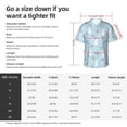 thumbnail image 4 of Picia Easter Rabbit Gentle Cotton Regular Fit Short Sleeve Casual Hawaiian Shirt for Men-Small, 4 of 9
