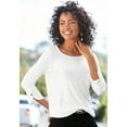 thumbnail image 2 of LASCANA Women's 2 Pack 3/4 Sleeve Tops Buttons, 2 of 5