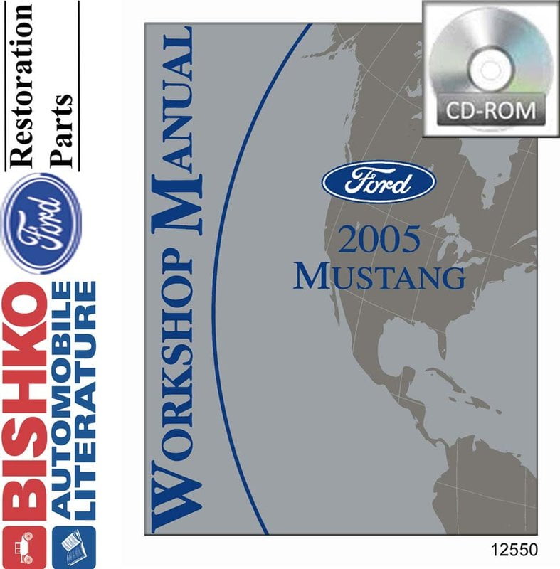 Bishko OEM Digital Repair Maintenance Shop Manual CD for Ford Mustang 1993 