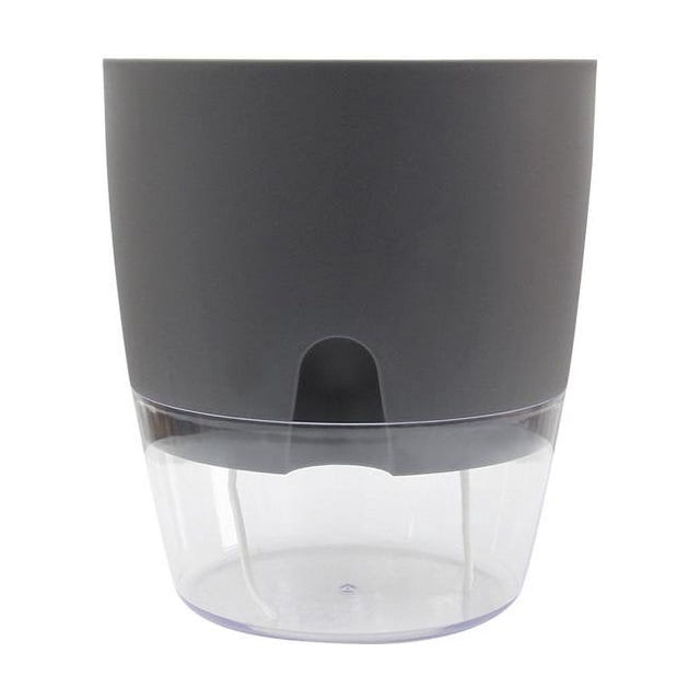 2 Layer Plastic Plant Pots Self Watering Flower Planters Flower Pots for Indoor Outdoor with Cotton Rope