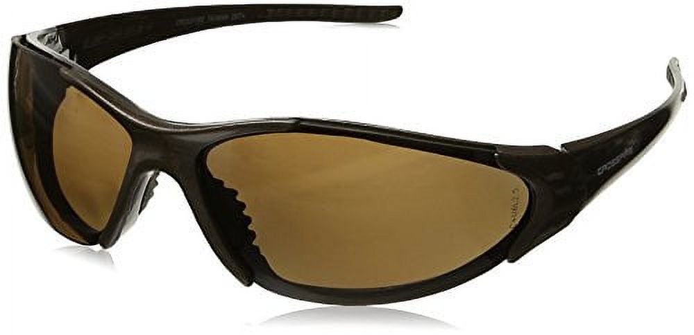 Crossfire 181813 Core Polarized Safety Glasses HD Brown Lens - Mocha Brown Frame