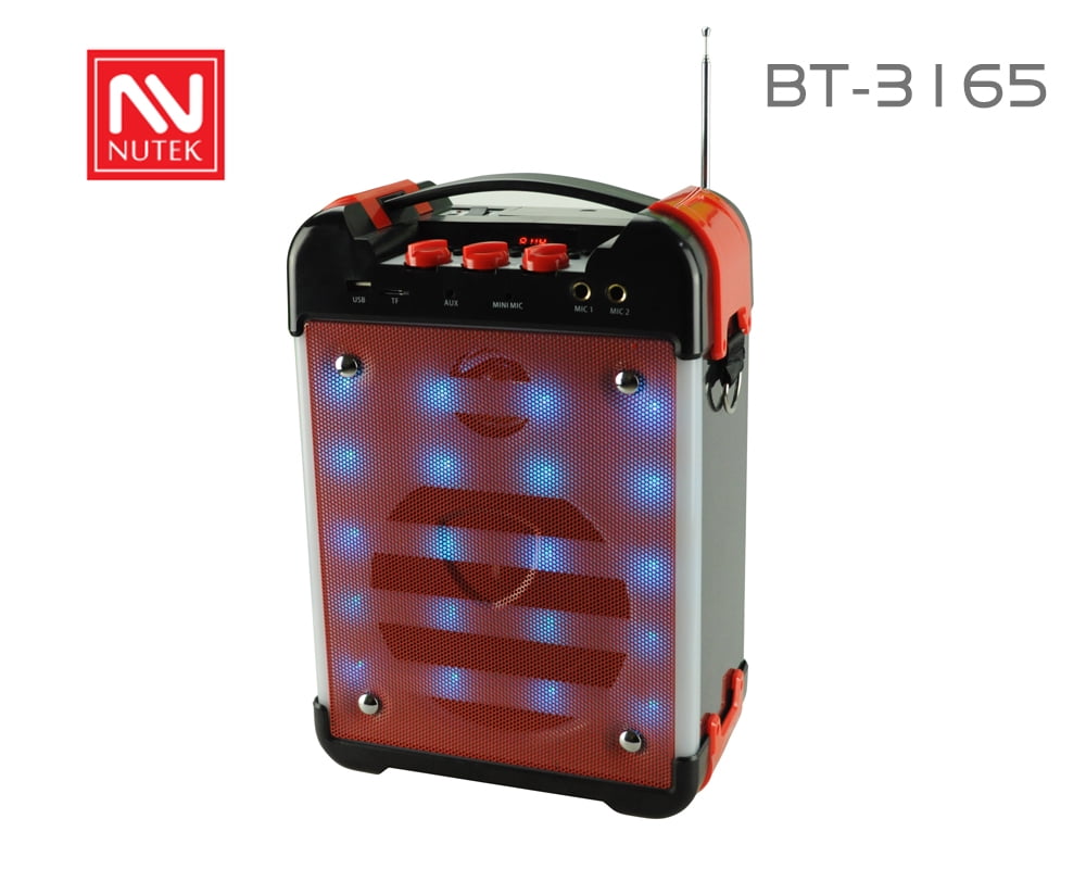 Nutek BT3165LM3 Portable Bluetooth Speaker Rechargeable Speaker with