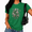 Green, variant on Cozymy Women's Botanical Roots Floral Tee Vintage Honeysuckle Bee Graphic Short Sleeve Nature Shirt