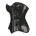 thumbnail image 4 of Elegant Floral Lace Mesh Shapewear Bodysuit for Corset Seamless Comfort and Figure Enhancing Performance, 4 of 4