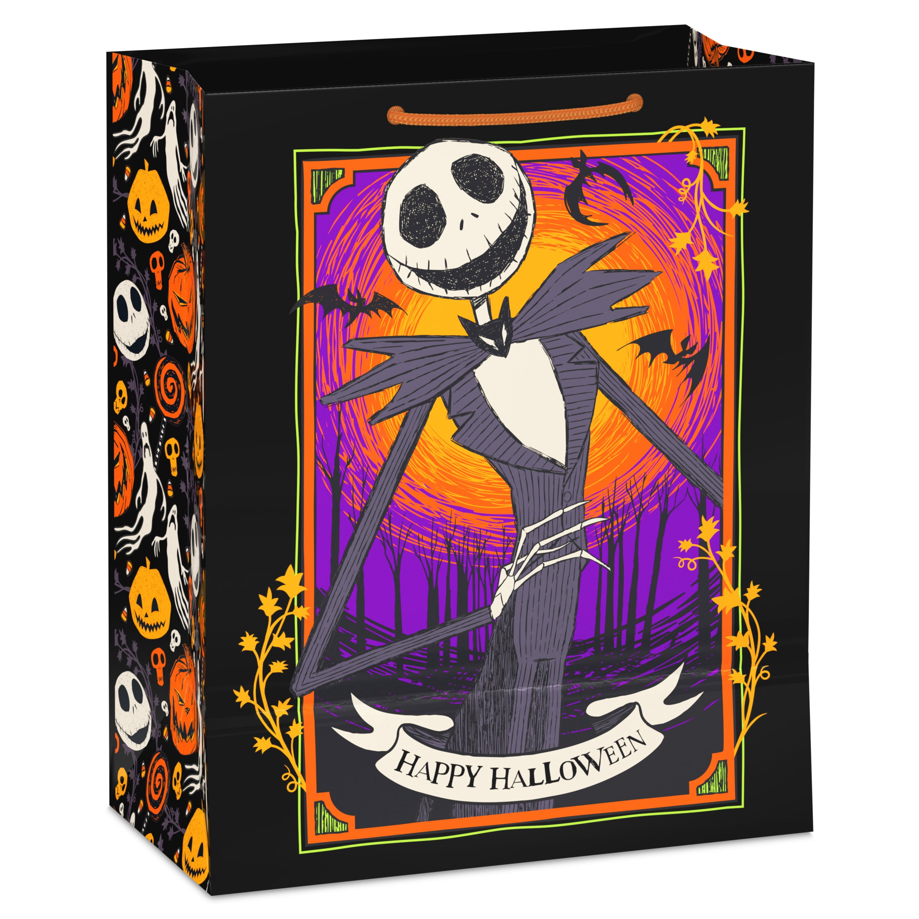 Hallmark Nightmare Before Christmas Large Halloween Gift Bag(Jack), 1 Count