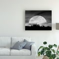 thumbnail image 3 of Trademark Fine Art 'Moonlight Silhouette Farmington Hills Michigan' Canvas Art by Monte Nagler, 3 of 3