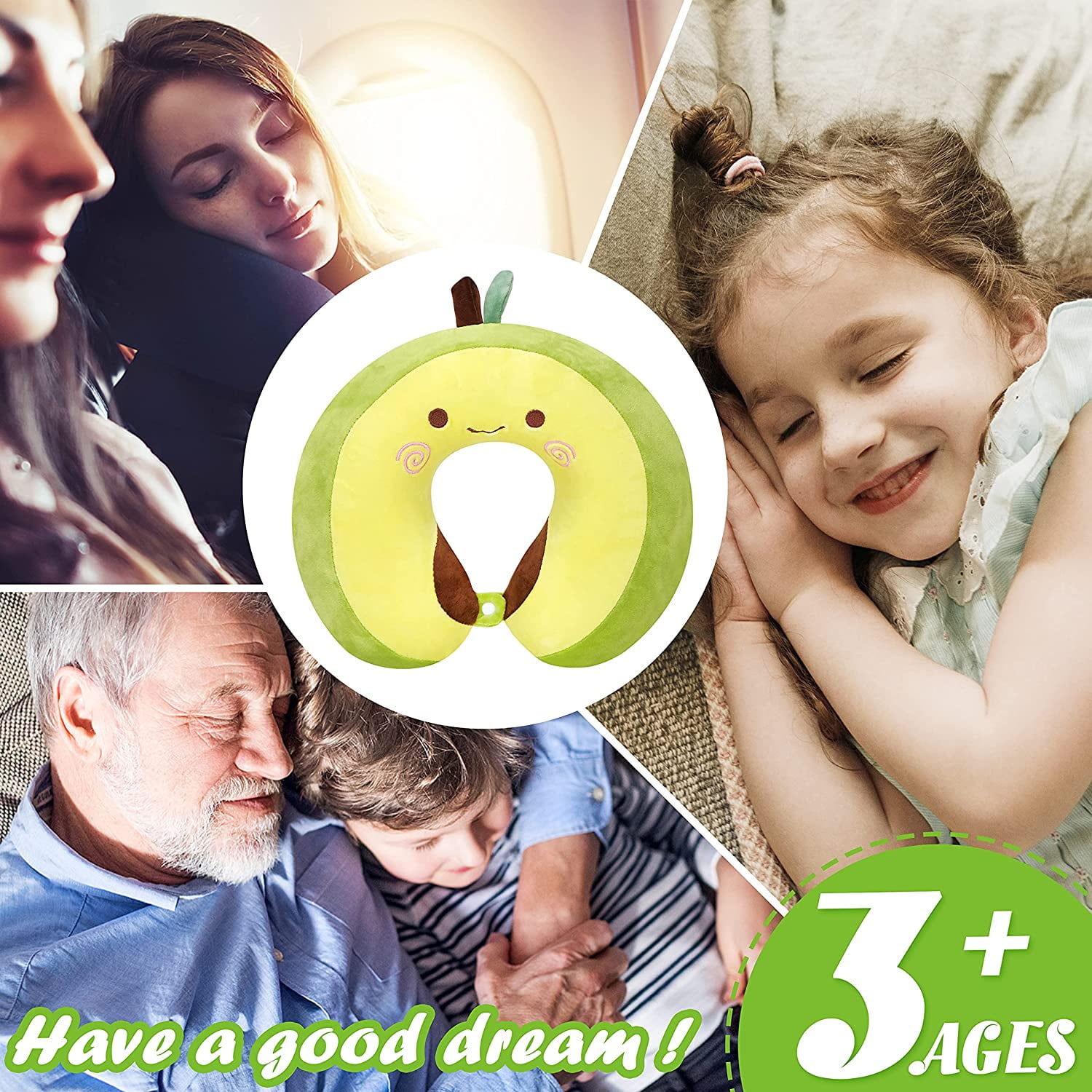 Avocado neck pillow hot sale