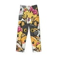 thumbnail image 4 of Balery Men'S Cute Cat Cartoon Pants,Sleepwear Pants,Pajama Pants,Pj Bottoms Drawstring And Pockets-Xx-Large, 4 of 9