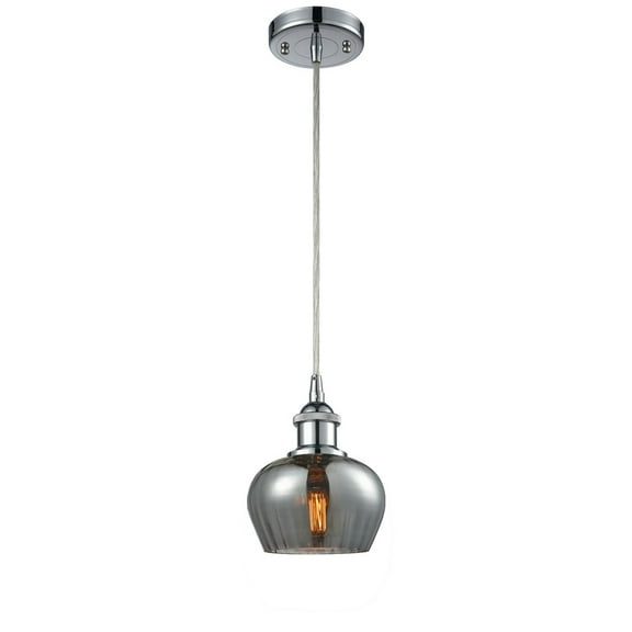 Innovations 1-LT LED Fenton 6.5" Mini Pendant - Polished Chrome - 516-1P-PC-G93-LED