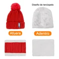 thumbnail image 2 of 3en1 Gorro Bufanda Guantes Cuello Invierno Para Frío Mujer, 2 of 6