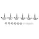 thumbnail image 2 of Clavijas De Afinación De Guitarra, 3L3R 6 Piezas 1:15 Gear Ratio Silver String Tuning Keys Para Reemplazo ANGGREK FJ1310, 2 of 8