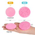 thumbnail image 2 of Esponjas faciales Kickleen de celulosa 100% natural, 50 unidades, 2 of 7