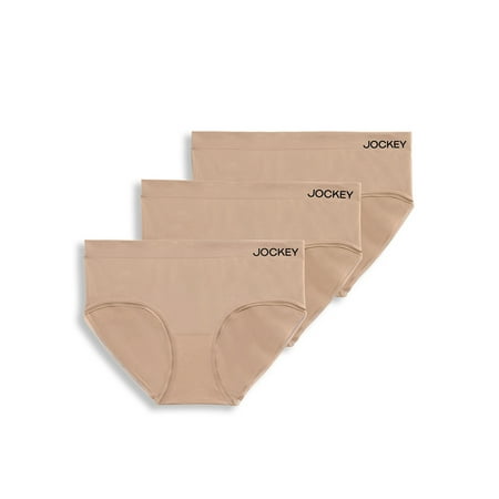 

Jockey Essentials Women s Seamfree Hipster Panties 3-Pack Sizes S-XXXL