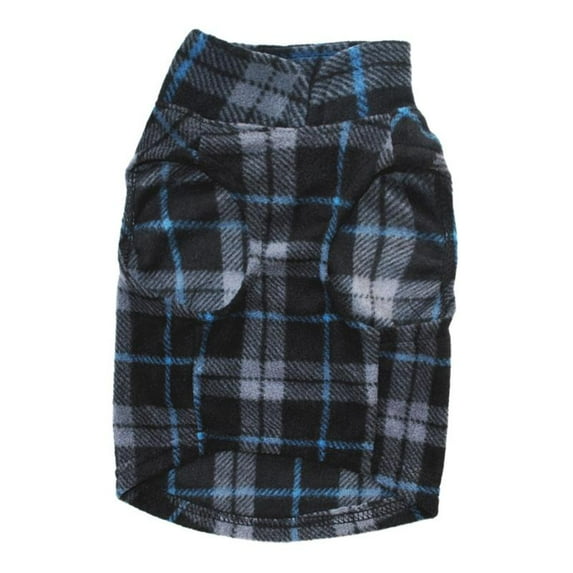 PRAETER Pet Dog Autumn Winter Thickened Vest Coat, Small Medium Dogs Warm Costume with Traction Ring, Black 3XL