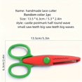 thumbnail image 4 of QJUHUNG Handmade DIY Lace Scissors – Ideal for Crafting  Students‘ Photo Albums  And Paper Cutting, 4 of 5