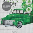 thumbnail image 7 of JOOCAR St. Patrick's Day Shower Curtain, Green Clover Shamrock Shower Curtain Falling Leaves Cloth Bath Curtains Irish Saints Shower Curtain Spring Holiday Shower Curtain Set with Hooks, 72X72 Inch, 7 of 7