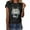 Noir, variante sur YDLCAFD Chandails à Manches Longues pour Femmes Col en V Hauts Amples pour Femmes Tendance Manches Courtes Col Rond Coupe Ample Chandails Confortables Doux Blouses d'Été Décontractées T-Shirts Basiques