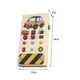 thumbnail image 2 of Tablero de actividades con luces, juguetes sensoriales de madera, juegos cognitivos, tablero ocupado de madera, tablero ocupado con interruptor LED,, 2 of 9