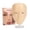 Yellow, variant on BOKYAN Reusable Realistic 5D Silicone Makeup Practice Face Mannequin with Stand, Light Skin Tone, 2 Pieces