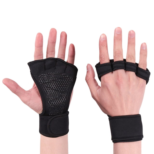 Guantes de entrenamiento para levantamiento de pesas con muñequeras integradas para hombres y mujeres, ideales para gimnasio y Fitness