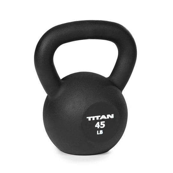 Titan Fitness 45 LB Competition Kettlebell, Single Piece Casting, LB Markings, Full Body Workout