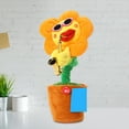 thumbnail image 4 of Simulación Girasol Bailando Saxofón Musical Peluches (Filete Naranja) Sywqhk Libre de BPA, 4 of 8