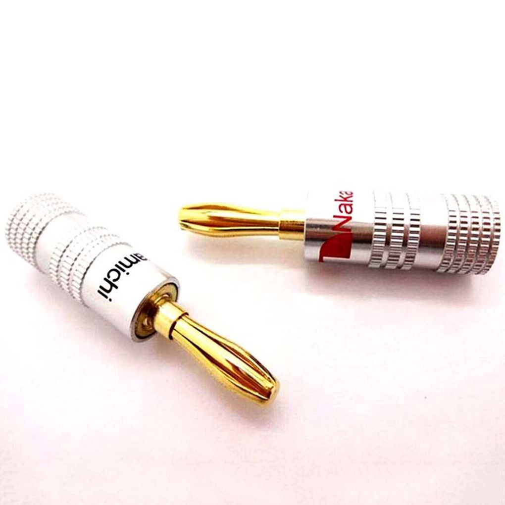 Jygee 24Pcs Nakamichi Speaker Banana Plug DIY Audio Jack ...