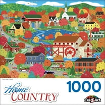 Cra-Z-Art Home Country 1000 Piece Jigsaw Puzzle - Old Mill Pond
