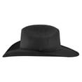 thumbnail image 3 of Sombrero Unisex Negro Gamuzina Gamuza Americana "L" Nueva Imagen, 3 of 5