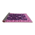 thumbnail image 2 of Ahgly Company Indoor Round Oriental Pink Traditional Area Rugs, 5' Round, 2 of 4