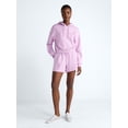 thumbnail image 2 of Scoop Women's and Women's Plus Scubaknit Seamed Shorts, 4.5'' Inseam, Sizes XS-4X, 2 of 5