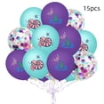 thumbnail image 1 of Globos de conchas marinas, globos de mylar de aluminio de conchas marinas multicolores para baby shower, cumpleaños, suministros de decoración para fiestas con temática del océano, 1 of 1