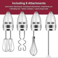 thumbnail image 4 of Hand Mixer Attachments Beater,Whisk,Blending Rod and Dough Hooks, Stainless Steel Hand Mixer Accessories for, 4 of 5
