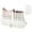White, variant on NCQ Makeup Brush Bag, Waterproof Stand-Up Makeup Brush Organizer, Travel-Friendly Design, Pink