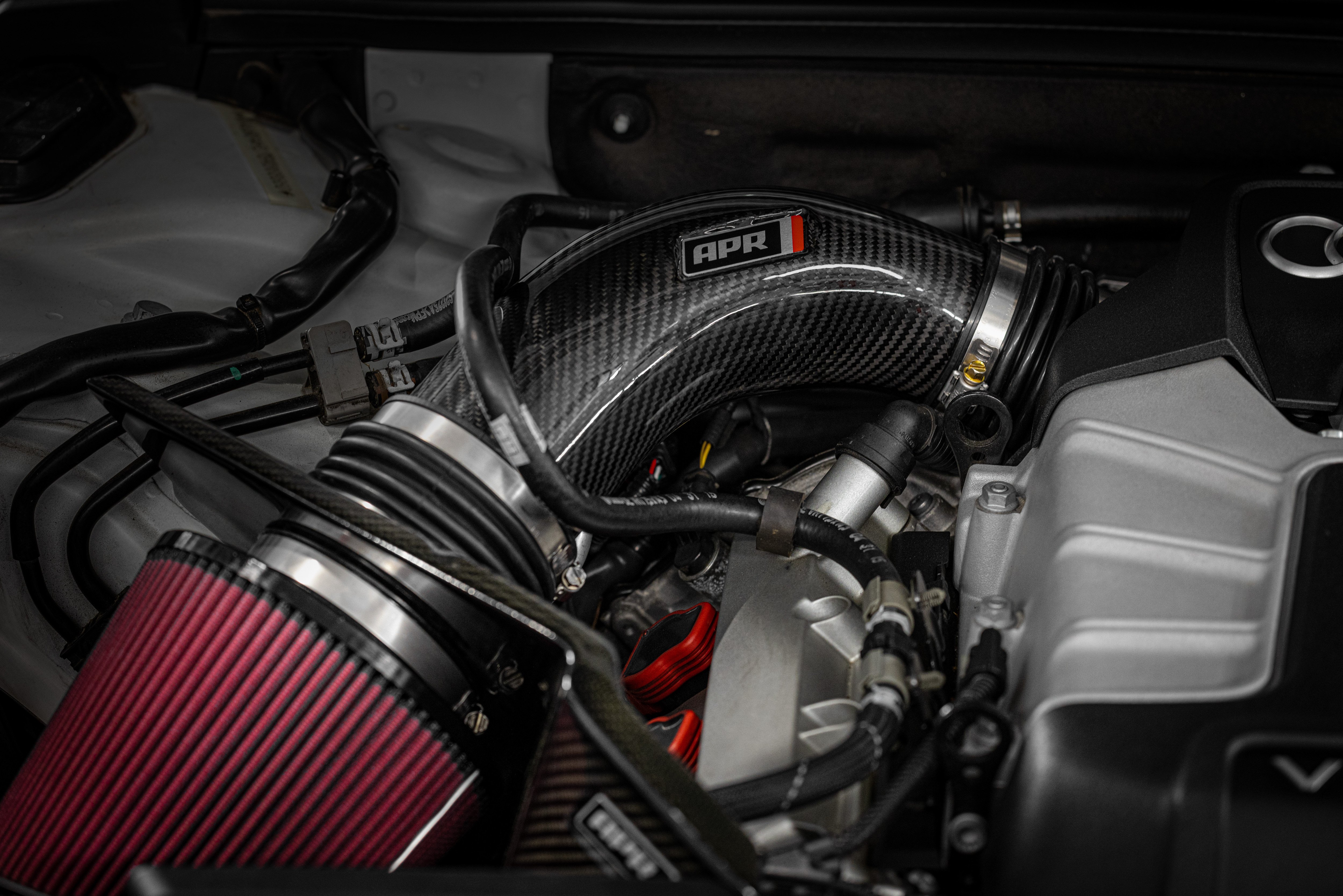 APR CI100037-A Carbon Fiber Intake Throttle Inlet Pipe - B8 3.0T