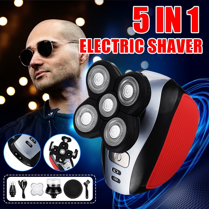 Generic 5 In 1 Men Electric Shaver 4d Rotating 5 Head Floating