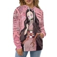 thumbnail image 4 of Kamado Nezuko Unisex Sweatshirts Loose Pullover Sweater Hooded Hoodie 3D Printing Jacket Winter Fall Clothes 4XL, 4 of 7