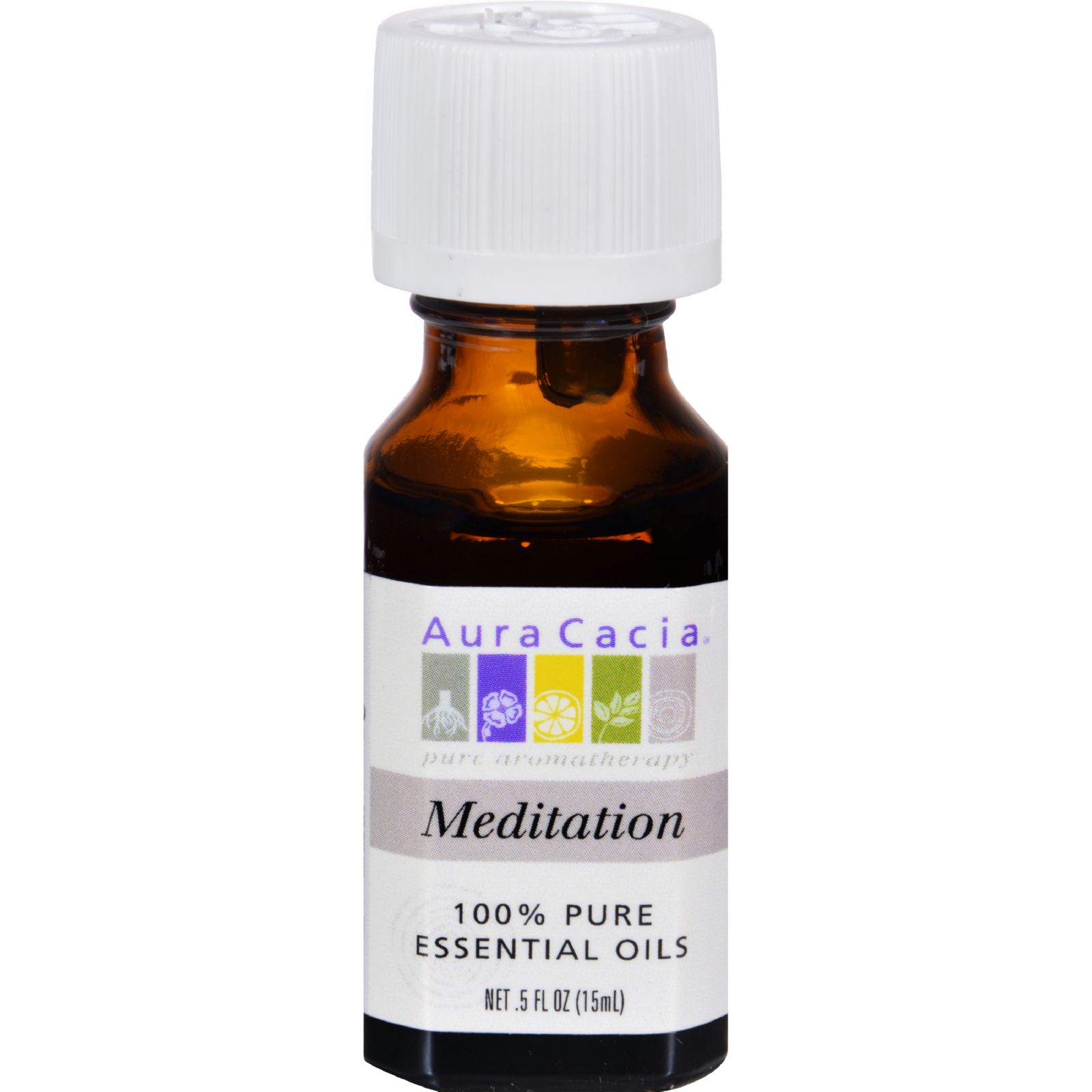 Aura Cacia Essential Oil Blend Meditation 0.5 fl oz