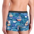thumbnail image 4 of Bingfone Watercolor Ships Men's Underwear - Casual Stretch Boxer Briefs-Small, 4 of 7